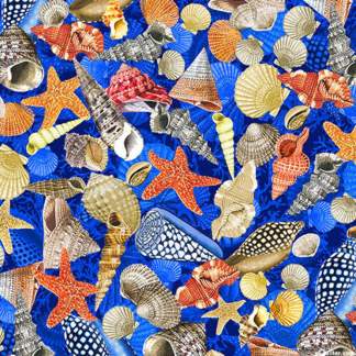 Handmade Placemat Or Table Runner Under The Sea Seashells