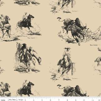 Handmade Valance or Curtain Panel Back of the Chutes Main Parchment