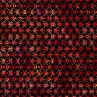 SCI-FI Red Cotton Fabric