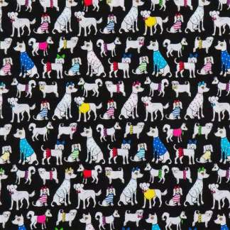 Paw-Ty Time Cotton Calico Fabric