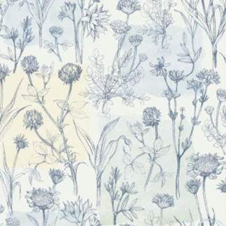 Sweet As Can Bee Sunflower Stamp Cotton Fabric