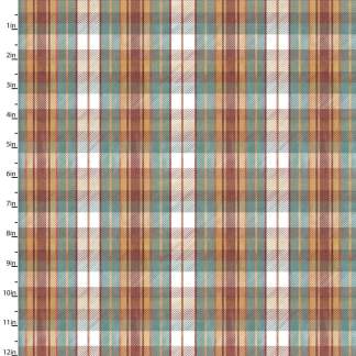 Handmade Placemat Or Table Runner Pumpkin Please Harvest Plaid