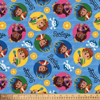 Santiago and Friends 45" Wide Cotton Fabric