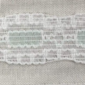 1/2” Wide White and Blue Trim