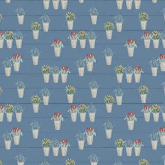 Handmade Placemat Or Table Runner Farmhouse Summer Pots