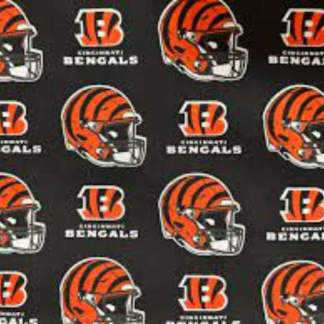 Handmade Valance or Curtain Panel Bengals