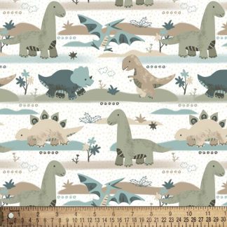 Going Dino Flannel Fabric