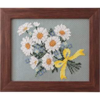 Cross Stitch Kit - Seasonal Flower Arrangement Margaret Bouquet