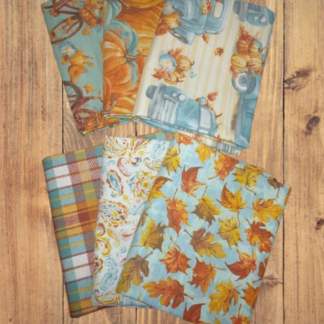 6 Half Yards -Assorted Pumpkin Please Half Yard Bundle