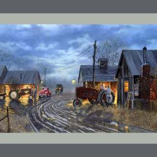 Handmade Tapestry "Farm Starting Them Out Young”