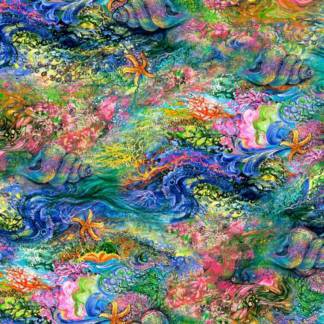 Handmade Placemat Or Table Runner Call of the Sea Shells Multi