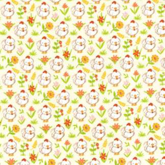 Handmade Placemat Or Table Runner Farm Baby Chickens on Yellow Nursery