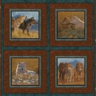 Territorial Trail Pillow Panel Cotton Fabric