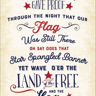 Star Spangled Cotton Panel Fabric