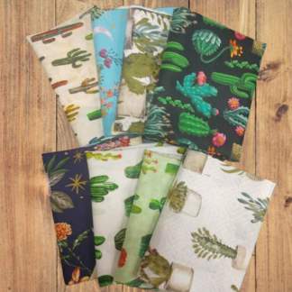 8 Half Yards -Assorted Cactus Half Yard Bundle