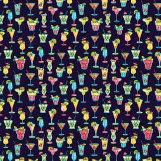 Beach Cheers Cotton Fabric