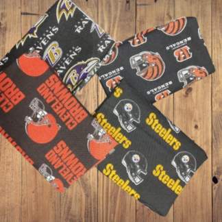 AFC North NFL Cotton Fabric - 1 lb Scrap Bundle