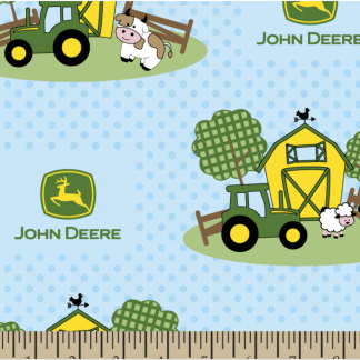 Handmade Placemat Or Table Runner John Deere Baby Barnyard Scenic