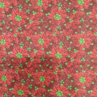 Poinsettia Cotton Fabric