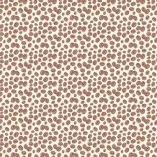 Coffee Aroma Coffee Beans Creme Cotton Fabric