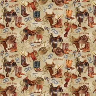 Yellowstone Western Ways Cotton Fabric