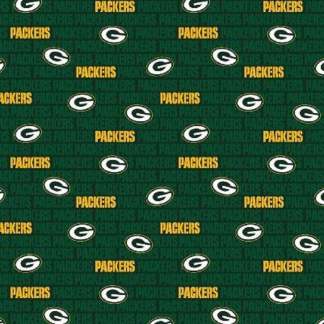 Green Bay Packers Minis Cotton Fabric