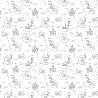 Winnie The Pooh Baby Friends Cotton Fabric