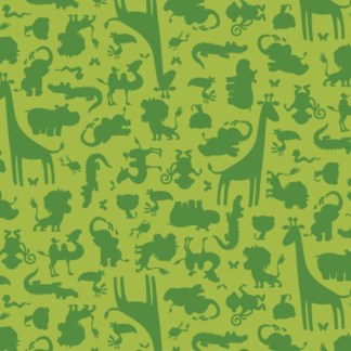 Zooville Monozoo Cotton Fabric