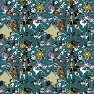 Nightmare Before Christmas Oogie Boogie Fear Fest Pack Cotton Fabric
