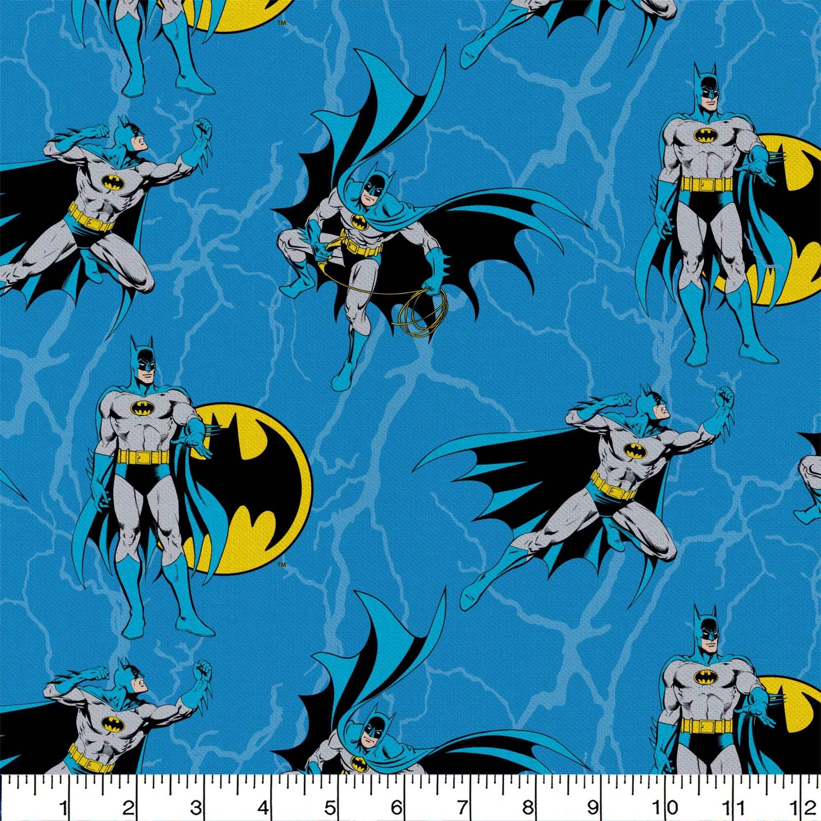 Assorted Batman Flat Fold Assortment 6, 12, 18, or 24 Yards Bundle Cotton Fabric - Image 7