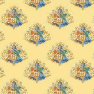Harry Potter House Shields Cotton Fabric