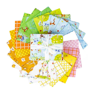 20 Fat Quarters - Assorted 100 Aker Woods Fat Quarter Bundle