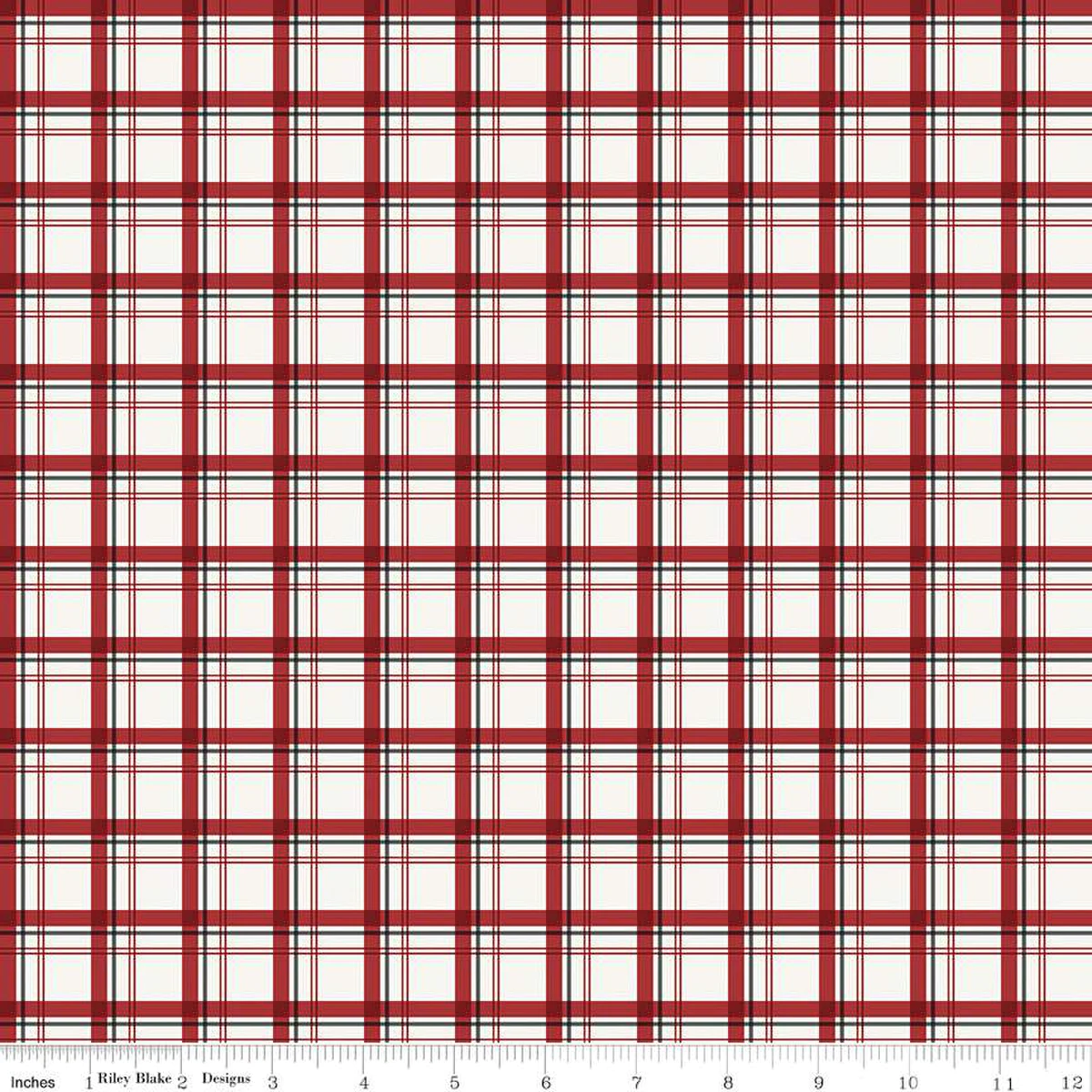 Woodsman Plaid Cream Cotton Fabric