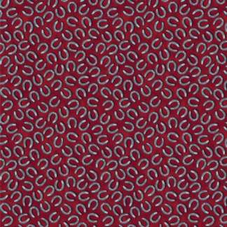 Yellowstone Tossed Horseshoes Cotton Fabric