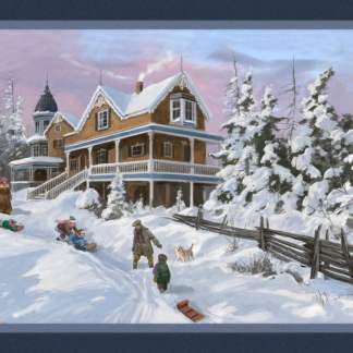 Handmade Tapestry "Winter Fun”