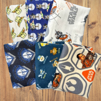 6 Fat Quarters - Assorted Star Wars Flannel Fat Quarter Bundle