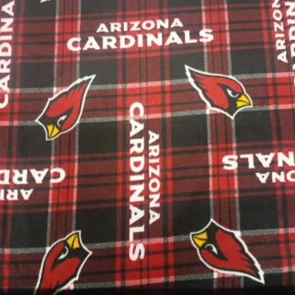 Arizona Cardinals Plaid Fleece Fabric