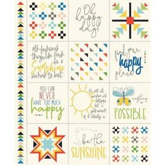 Oh Happy Day Cotton Panel Fabric