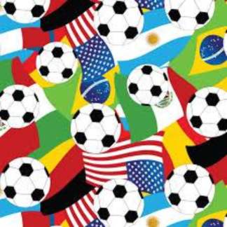 Soccer Fleece Fabric