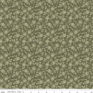Anne of Green Gables Tone-on-Tone Green Cotton Fabric