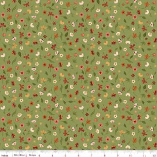 Created with Love Bloom & Grow Grass Cotton Fabric