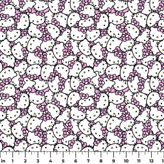 Kawaii Crowd - Sanrio Hello Kitty Cotton Fabric