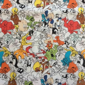 Looney Tunes Packed Cotton Fabric