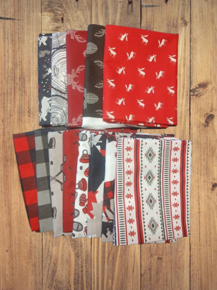 13 Fat Quarters - Assorted North of Ordinary Fat Quarter Bundle