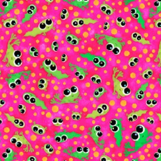 Hip Hop Tadpoles Pink Cotton Fabric
