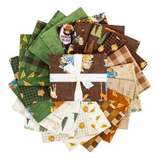 19 Fat Quarters - Assorted Friends of Smokey The Bear Fat Quarter Bundle