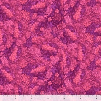 Mystical Unicorn Floral Pink Cotton Fabric