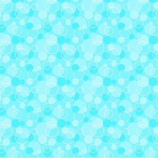 Blue Bubbles Flannel Fabric