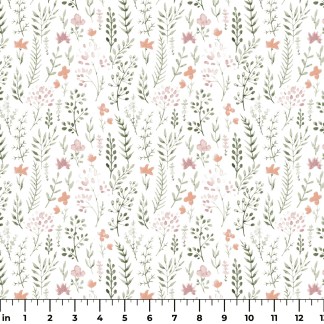 Kate Ward Thacker Watercolor Meadow Flannel Fabric