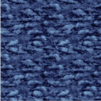 Flying High Clouds Blue Cotton Fabric